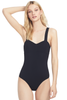 Suboo Bonded Panelled One Piece (Black)