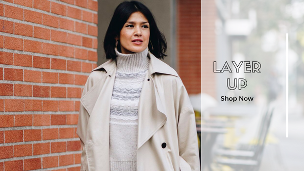 Layer for winter fashionably