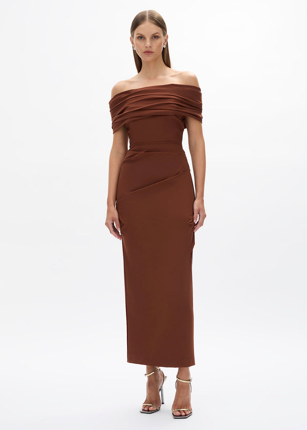 Camille Dress (Chocolate)