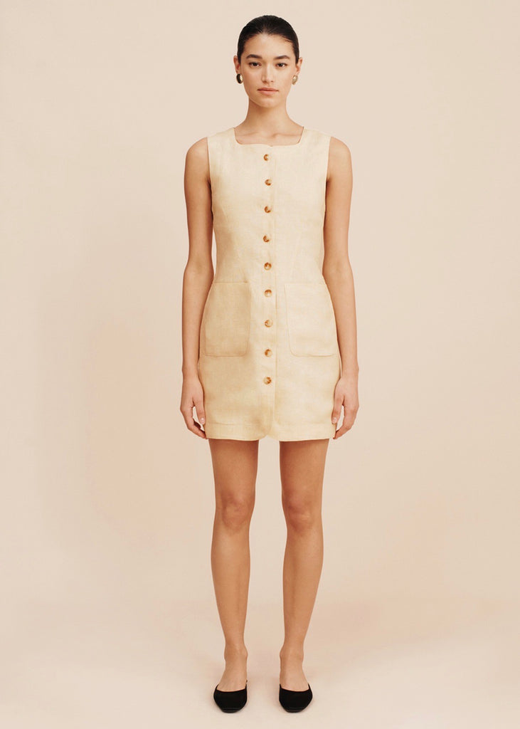 button down mini dress Veronica Beard Steiner Button-Down | Pistachio Classic shirting meets playful design in this short sleeve button Pique Button Down Mini Dress
