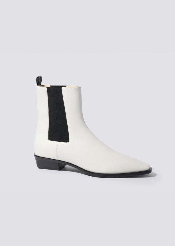Lennon Leather Chelsea Boot (Ivory)