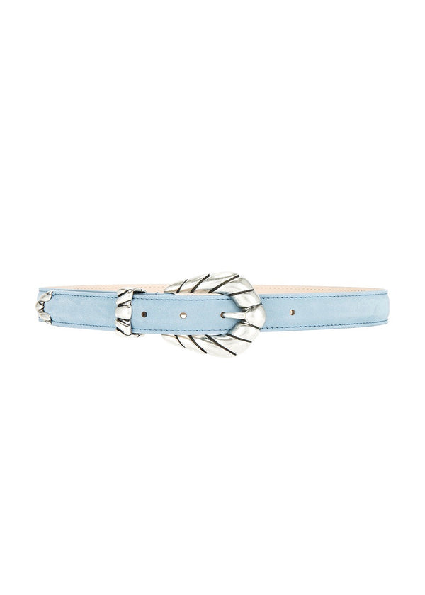 Embella Baby Suede Belt (Light Denim)
