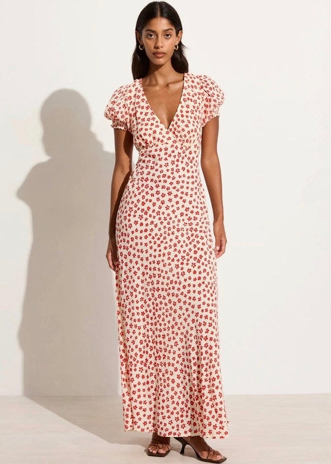 Faithfull The Brand Reis Maxi Dress in Red - Size Xs Faithfull The Brand Reis Maxi Dress in Red - Size Xs