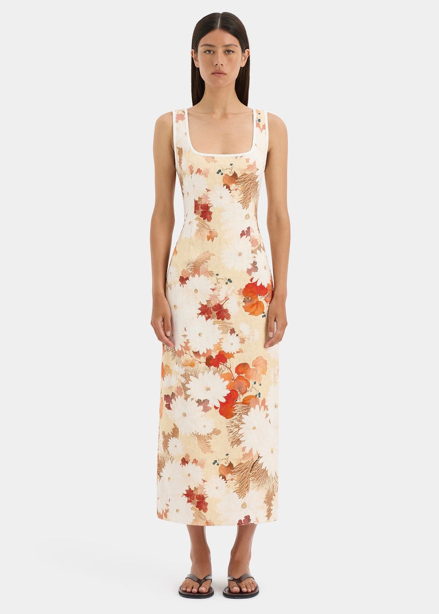 sir jessamine midi dress SIR. Jessamine Midi Dress | Floral | Size 0