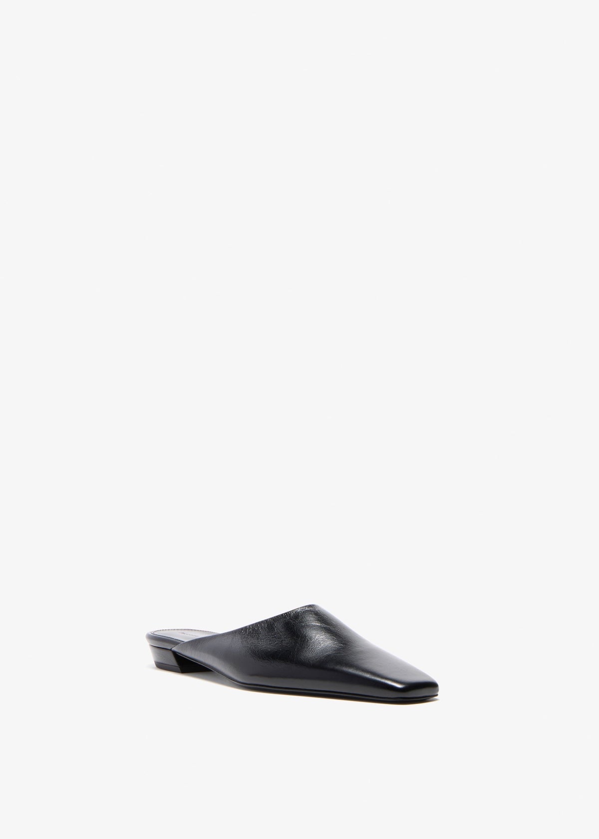 Trap Slipper in Slick Calf (Black) - Milk Boutique