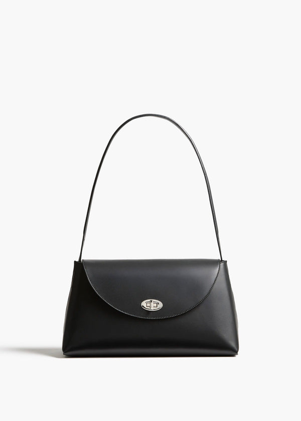 Loquette Flap Bag (Black)