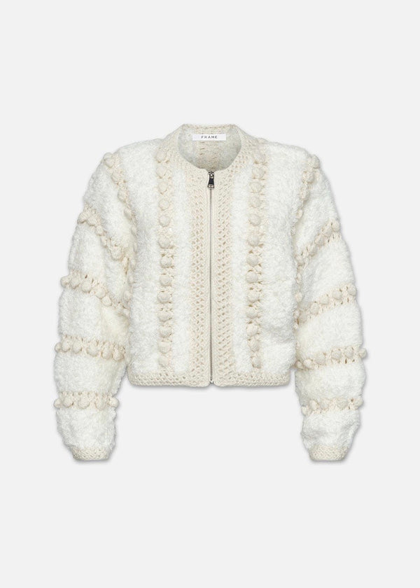 Pom Pom Cardi (Cream)
