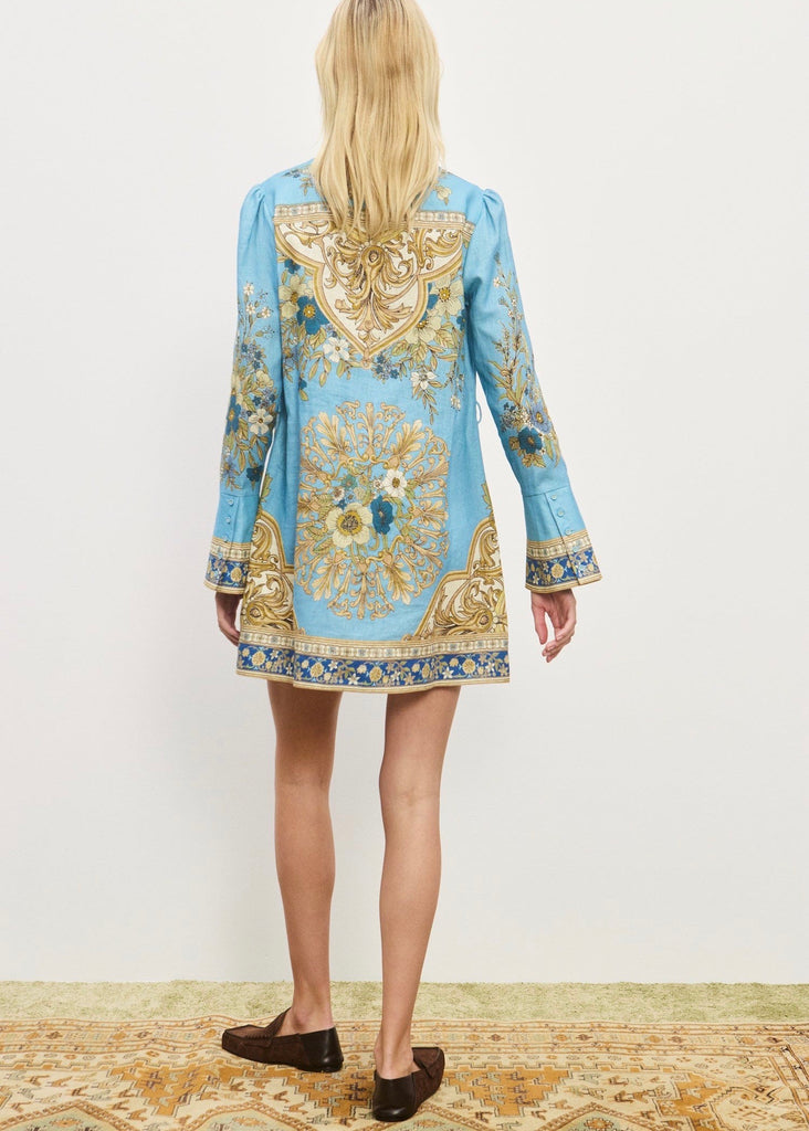 Cassie Mini Dress in Blue Cassie Mini Dress in Blue