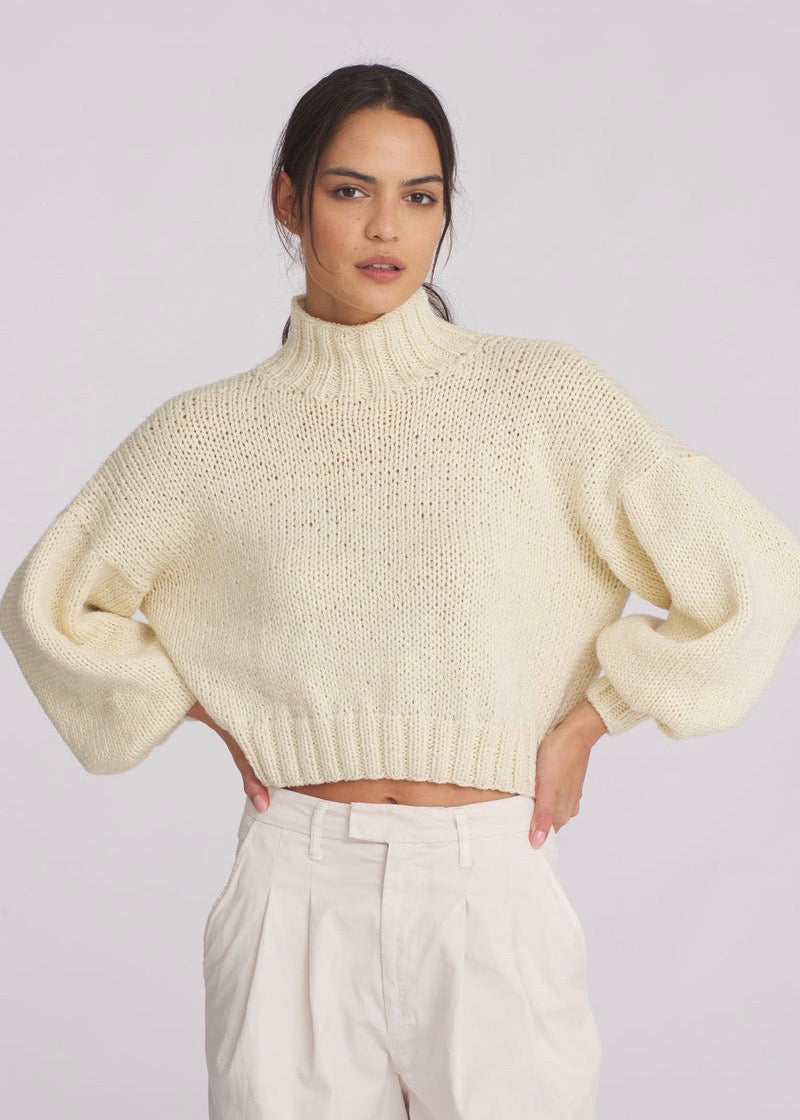 Evie Sweater (Ivory) - Milk Boutique