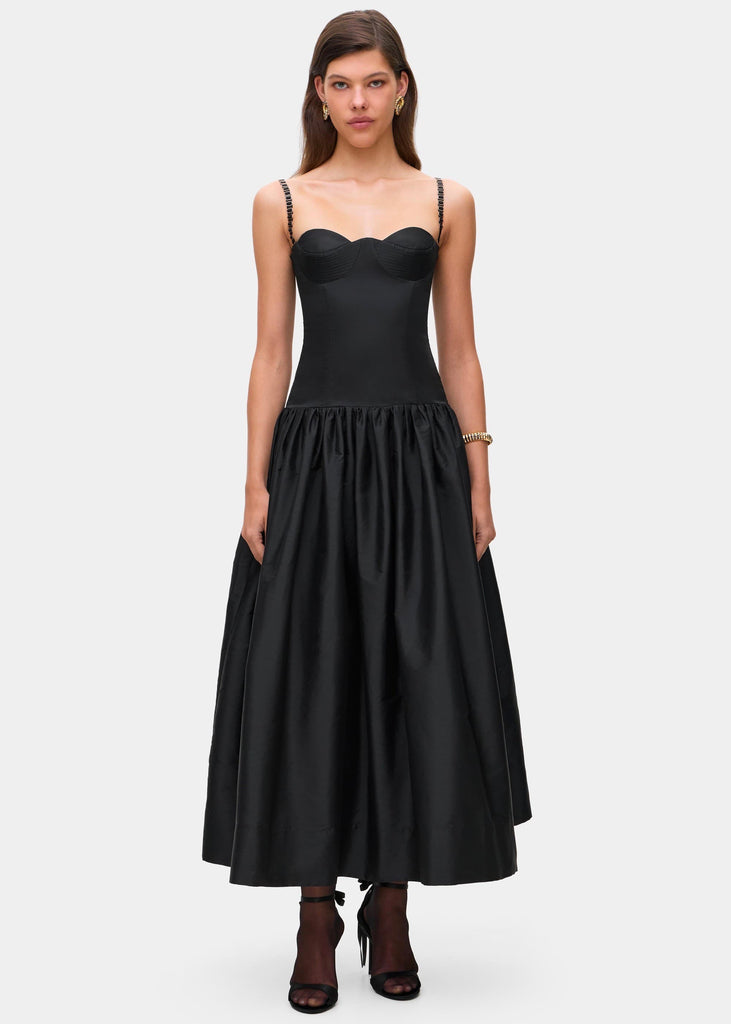 chloe midi dress Anna October CHLO MIDI Dress Occasion wear, Women's, Size: Small, Black