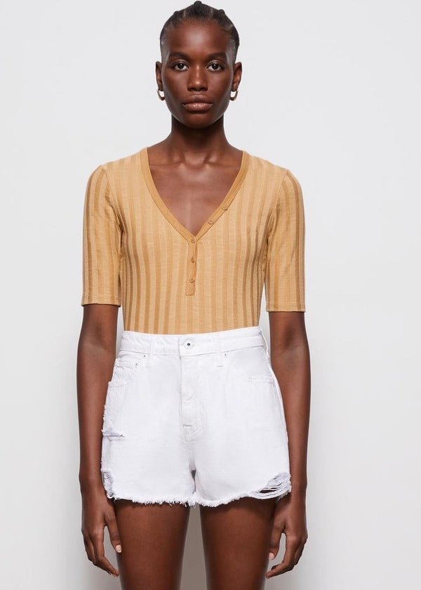 Leo High Rise Vintage Cut Off (Distressed White)