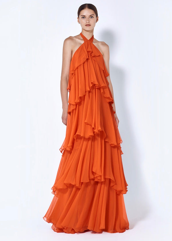 Aurorah Dress Burnt (Orange)