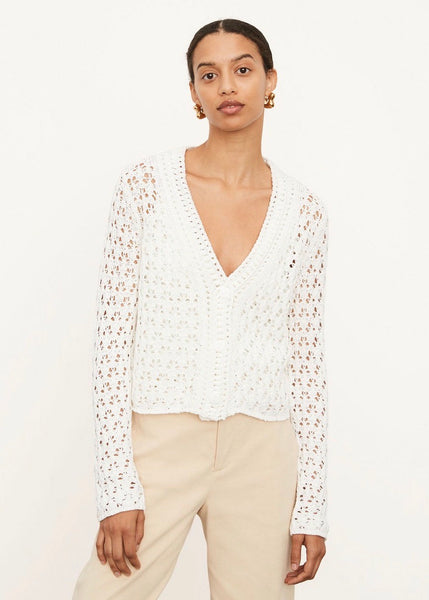 Shop Louis Vuitton 2023 SS Crochet Knit Cropped Cardigan 1ABQAE 1ABQAF  1ABQAG 1ABQAH (1ABQAH, 1ABQAG, 1ABQAF, 1ABQAE) by arcobaleno_