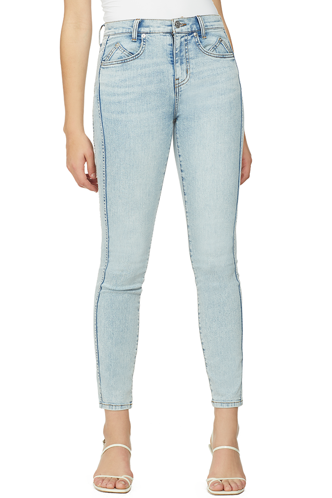 Current/Elliott The 7-Pocket High Waist Ankle Skinny Stiletto