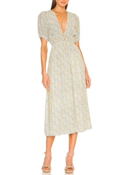 Patrinico Midi Dress (Sabinosa Floral Print) - Milk Boutique Patrinico Midi Dress (Sabinosa Floral Print) - Milk Boutique