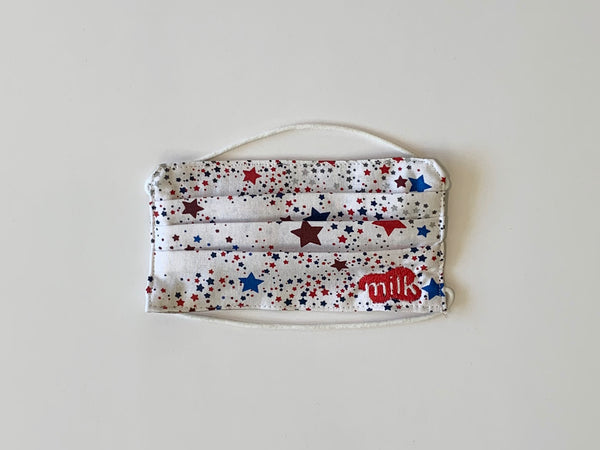 Kid's Red White and Blue Star Mask 