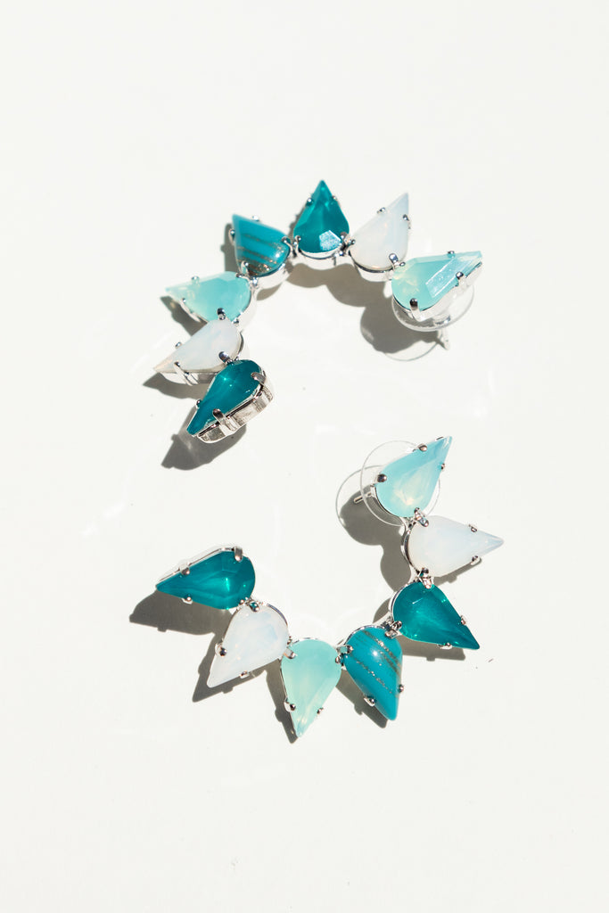 Milk Boutique Iona Crescent Earring Turquoise