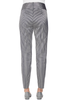 Mason by Michelle Mason Stripe Sateen Trouser (Silver Stripe)