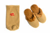Milk Slippers (Camel) - Cashmere Slippers