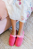 Milk Cashmere Slippers (Pink)