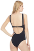 Suboo Bonded Panelled One Piece (Black)