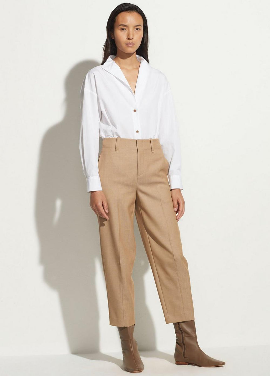 Filippa K Karlie Cropped Tapered Trousers - Farfetch | Tapered trousers,  Fashion aesthetics, Tapered pants