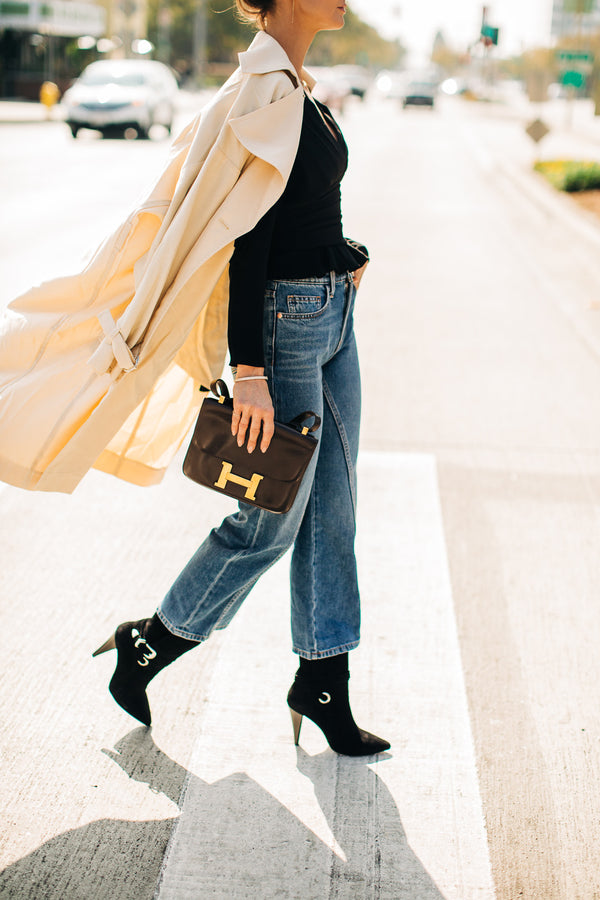 Hermés Constance 23 - 1970s Vintage Handbag - Brown Box Calf